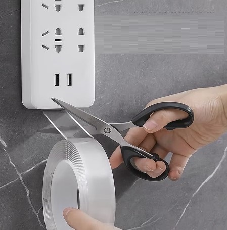 2 metre 2 cm Çift Taraflı Şeffaf Bant - Görsel 3