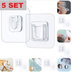 Geçmeli Klips Eşya Sabitleme Askısı 5 SET