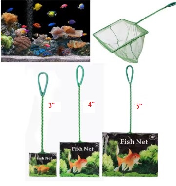 Akvaryum Balık Yakalama Kepçesi 4 inç 10 cm - Görsel 3