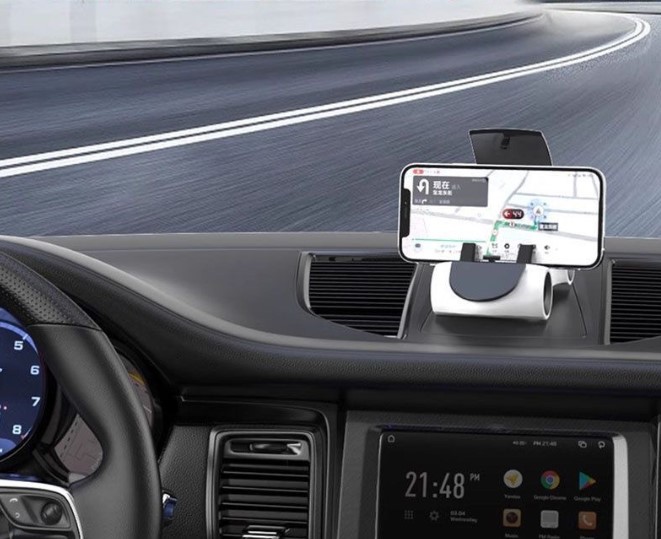 Araba Tasarımlı Araç İçi Telefon Tutucu 360 Dönebilen Ayarlı - Görsel 5