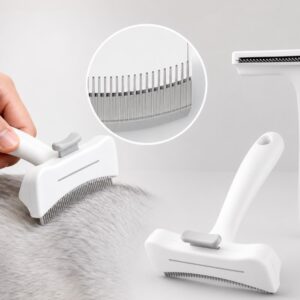 Basmalı Metal Uçlu Evcil Hayvan Tüy Toplama Tarağı  CM-586