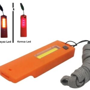 LED Işıklı Acil Durum Aydınlatmalı Taşınabilir Hayatta Kalma Düdüğü 3 Modlu