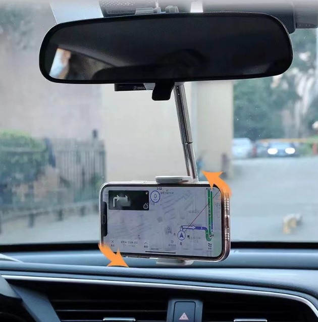Araba Dikiz Aynasına Takılan Akrobat Telefon Tutucu - Görsel 4