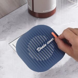 Süzgeçli Lavabo Gider Koruyucu Mat Gri