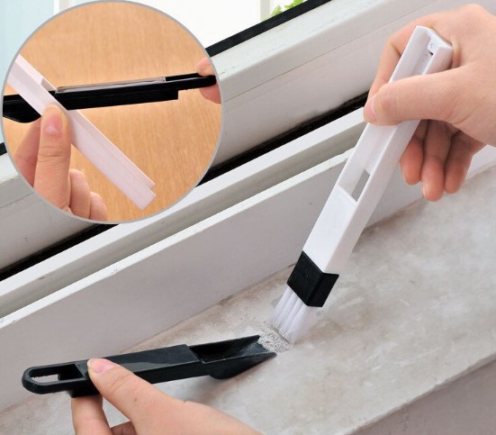 Klavye ve Pencere Oluğu Temizleme Fırçası Mini Kürekli - Görsel 4