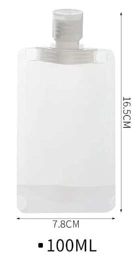 3 Adet 100ml Krem Şampuan Kabı Tekrar Kullanılabilir Set - Görsel 4