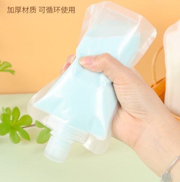 3 Adet 100ml Krem Şampuan Kabı Tekrar Kullanılabilir Set - Görsel 3