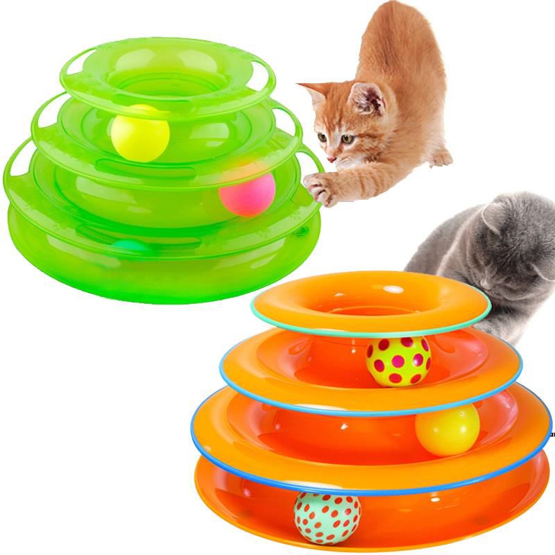 3 Katlı Kedi Oyuncağı Tower of Tracks - Görsel 2