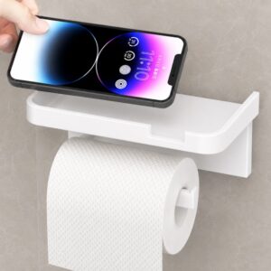Raflı Yapışkanlı Tuvalet Kağıdı Askılığı