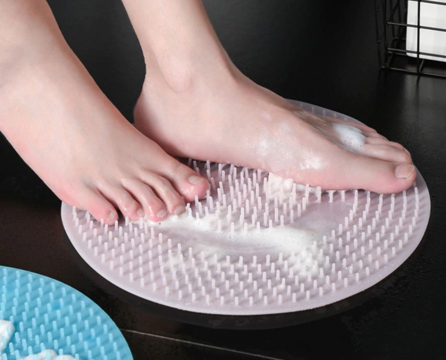 Vantuzlu Banyo Fırçası ve Masaj Pedi - Görsel 4