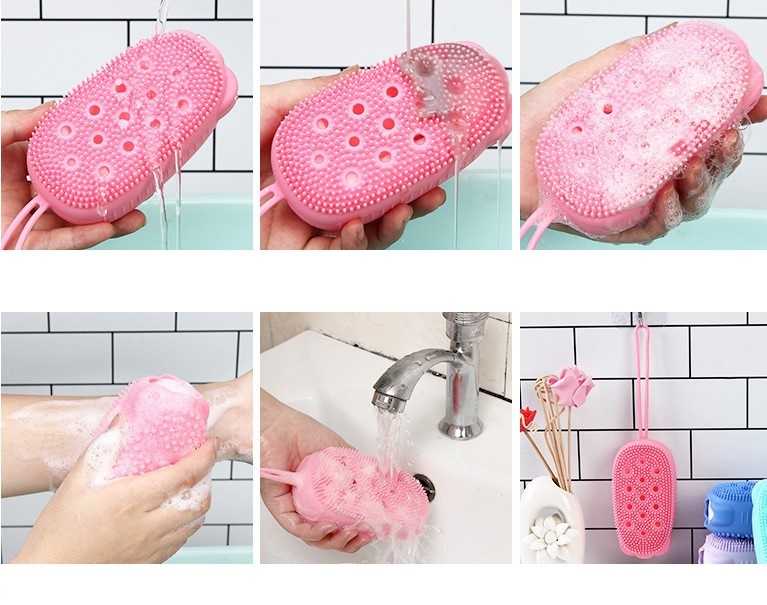 Silikon Banyo Kesesi Süngerli - Görsel 3