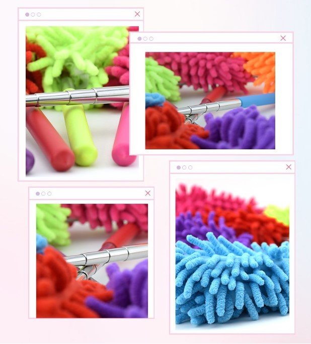 Teleskopik Pratik Mikrofiber Toz Alma Fırçası - Görsel 3