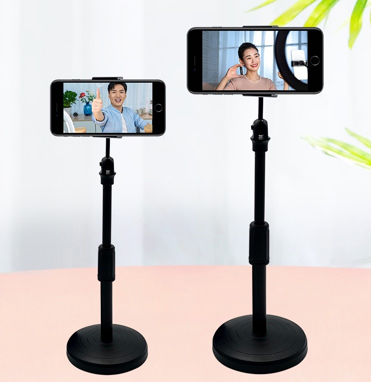 Masaüstü Teleskopik Telefon Standı Tripot - Görsel 4