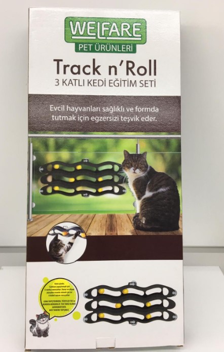 3 Kanallı Vantuzlu Kedi Oyun Tüneli - Görsel 3